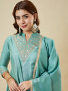 Elegant Embroidered Kurta Palazzo Set