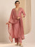 Elegant Women’s Embroidered Kurta Pant Set with Dupatta