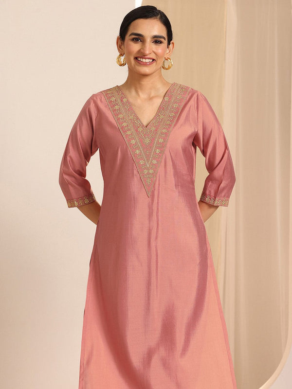 Elegant Women’s Embroidered Kurta Pant Set with Dupatta