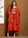 Elegant Embroidered Kurta Set with Dupatta