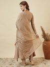 Vichitra Silk Embroidered 3-Piece Suit