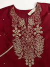Embroidered Kurta Palazzo Set with Dupatta