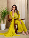 Elegant Embroidered Kurta Palazzo Set with Dupatta