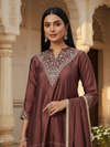 Elegant Embroidered Kurta Palazzo Set
