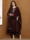 Elegant Embroidered Kurta Set with Dupatta