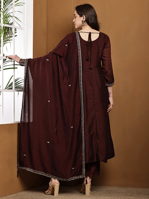 Elegant Embroidered Kurta Set with Dupatta