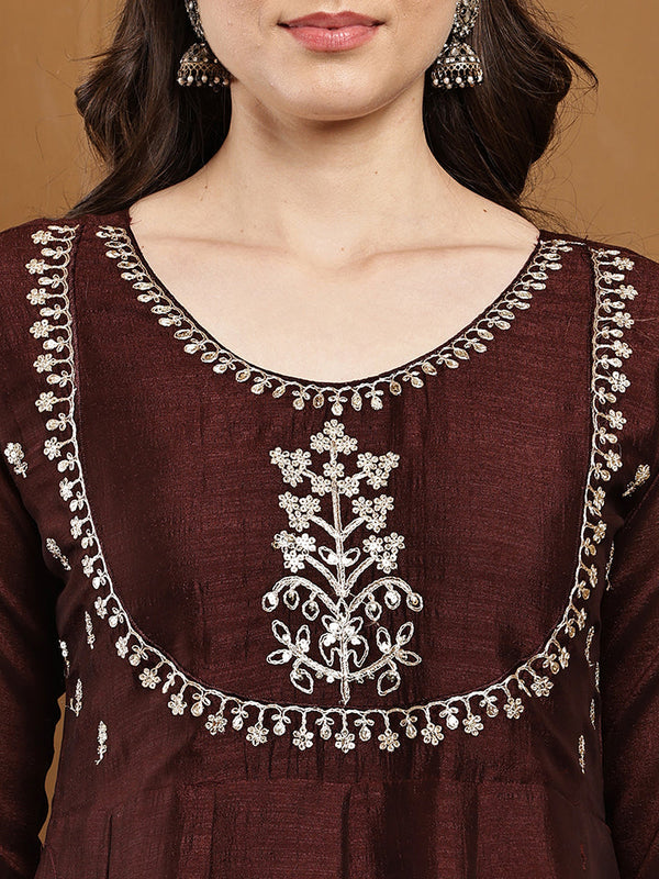 Elegant Embroidered Kurta Set with Dupatta