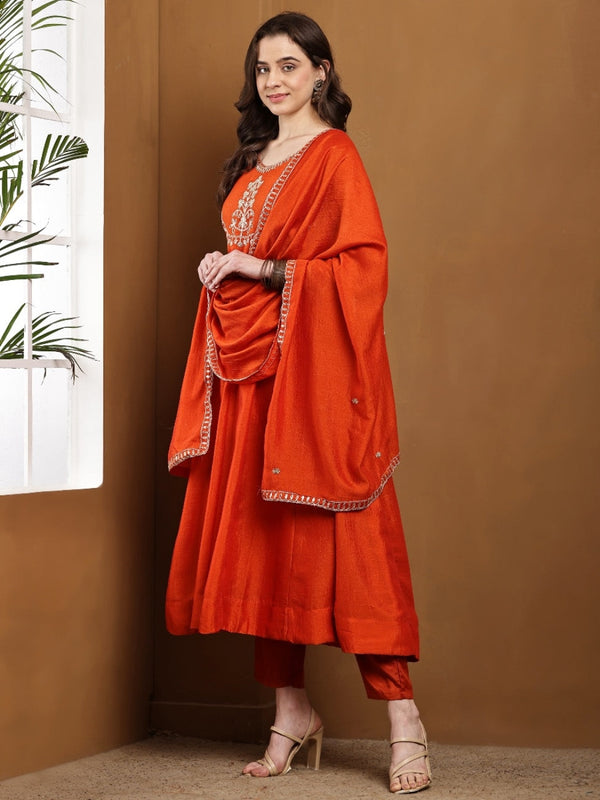 Elegant Embroidered Kurta Set with Dupatta