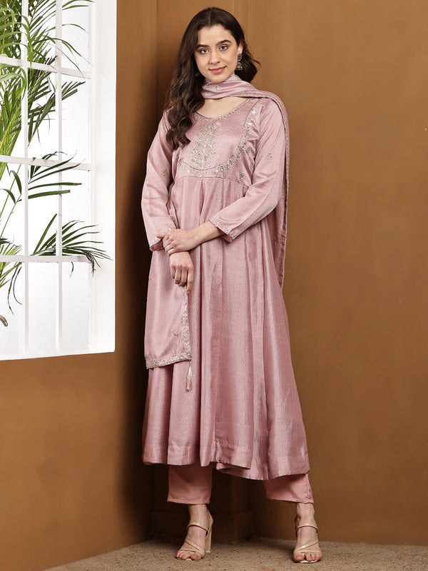 Elegant Embroidered Kurta Set with Dupatta