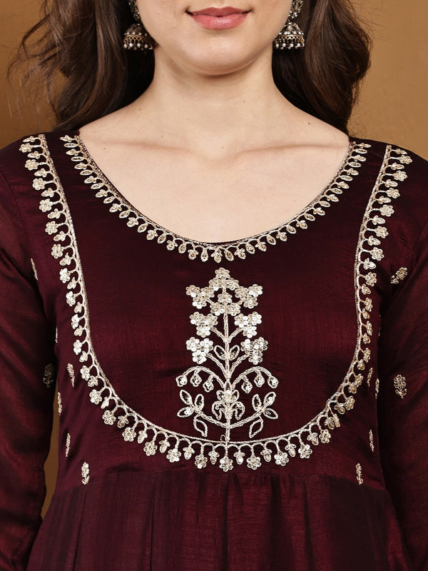 Elegant Embroidered Kurta Set with Dupatta
