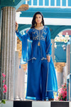 Cruncy Embroidered Palazzo Suit Set