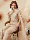 Elegant Embroidered Kurta Palazzo Set with Dupatta
